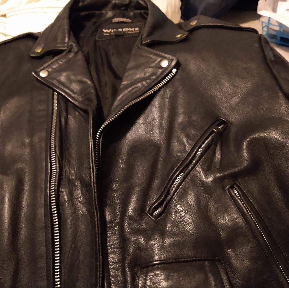Men's leather jacket